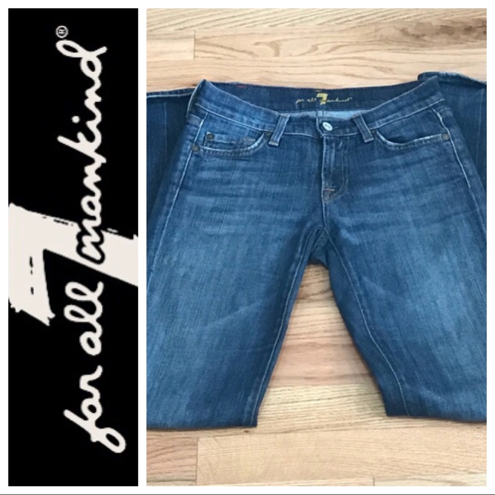 7 For All Mankind Size 24 Bootcut Jeans